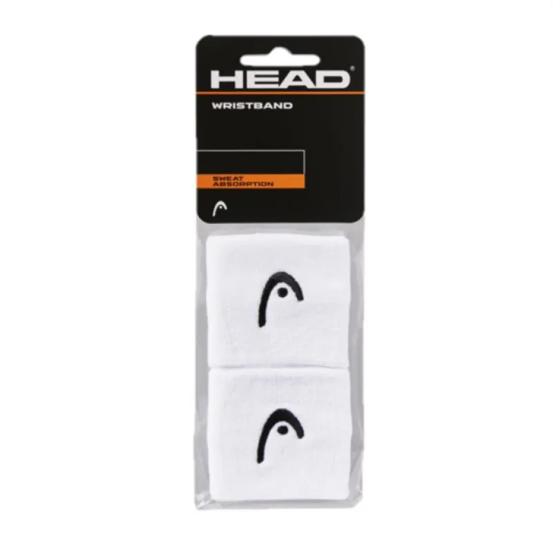 Munequeras Head Blanco 2.5