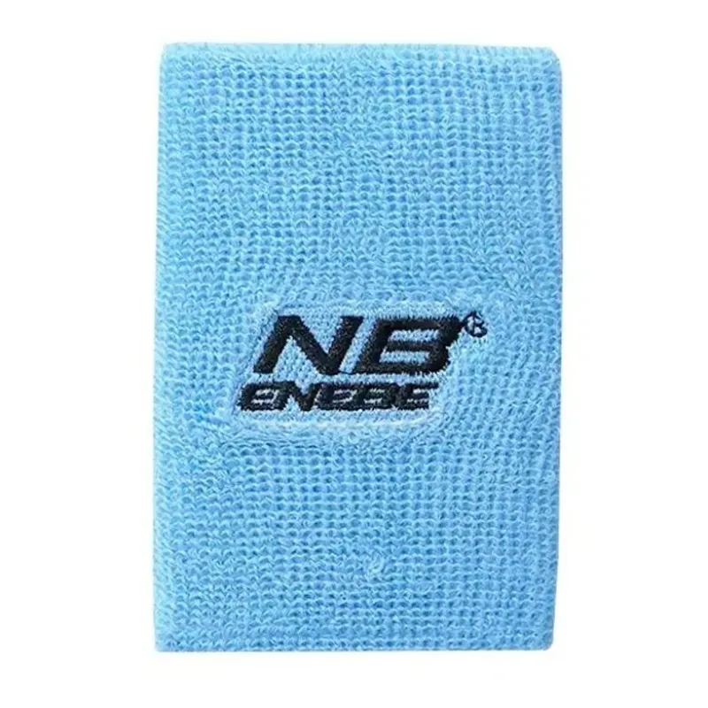 Muñequera Enebe Ancha Azul Fluor