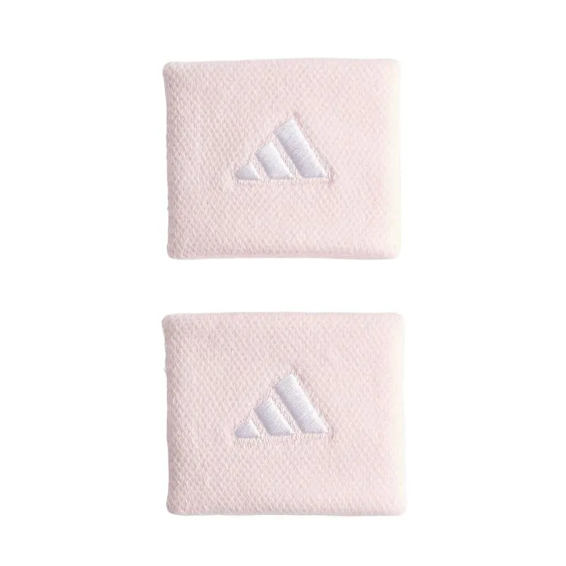 Muñequeras Adidas Rosa Claro 2 Unidades