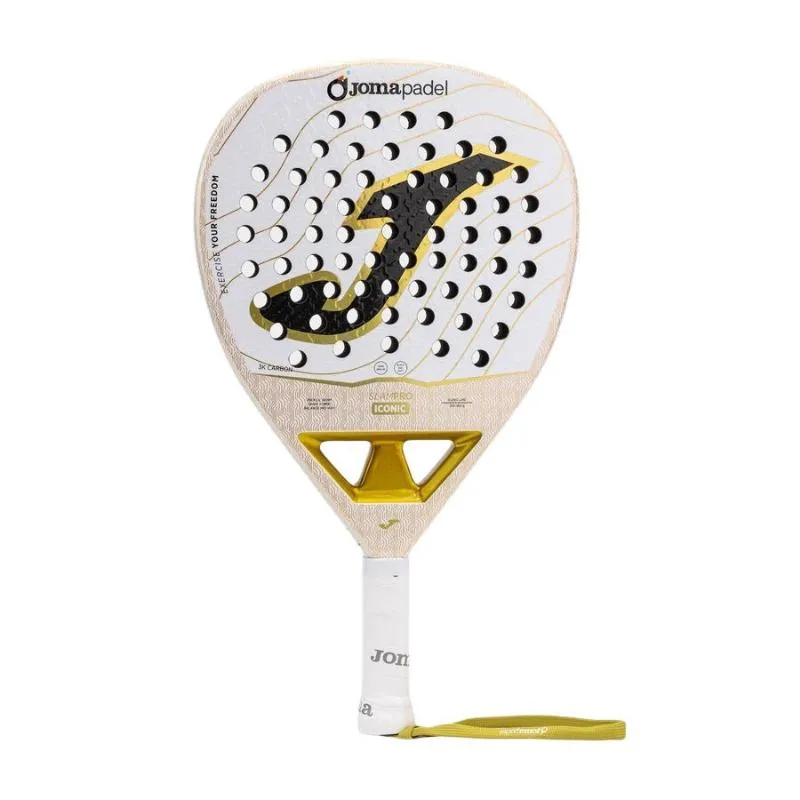 Pala Joma Slam Pro Iconic Blanco Oro